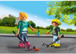 Playmobil Set 2 Figurine - Mama Si Copilul Jucand Hochei (ARA-PM71209) Figurina
