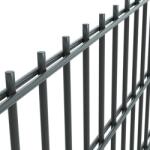 Max Panou gard Dublu Fir zincat plastifiat antracit 1630x2510 mm DUOS 6/5/6, pentru imprejmuiri industriale si rezidentiale (MB-10801039)