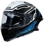 JUST1 Casca moto integrala JUST1 J-STR TACTICAL, albastru alb lucios, marime XL (6030390112003XL) - mxenduro