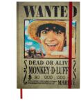 Cinereplicas Jurnal cu copertă rigidă Luffy Wanted - One Piece