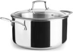 Lacor Menaje Cratita profesionala Lacor TriChef 60870, 3 L, 20 cm, otel inoxidabil, compatibila inductie (60870)