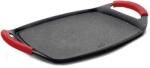 Lacor Menaje Grill din aluminiu turnat Lacor 25547, 33.5x25 cm, negru, antiaderent (Lacor_25547)
