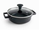 Lacor Menaje Oala mini cu capac Lacor 25160, 1L, antiaderenta, inductie, negru (25160)