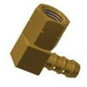 IGT Racord la 90° cu stut pentru furtun de 8mm si filet interior (pe stanga)1/4; pentru gratare, lazi frigorifice etc
