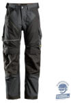 Snickers Workwear RuffWork Canvas+ Nadrág - Acélszürke/fekete, 254 - 6314 (SNICKERS RUFFWORK CANVAS+ NADRÁG - 6314)