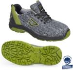 BICAP Eco Grey Low S1P SRC munkavédelmi félcipő - Szürke/zöld, 46 - BIC-J40849-8DK2 (BIC-J40849-8DK2-46)