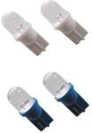Carpoint Set 2 becuri auto LED T10 12V 5W Carpoint, lumina alba, soclu W2.1x9.5d (740015)