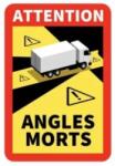 Carmotion Autocolant Angles Morts pentru TIR, laminat anti-UV, 25x17 cm (CAM86707)