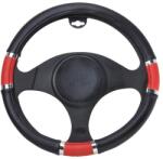 Automax Husa volan Chrome Ring Red din material cauciucat, 37-39 cm (8716)