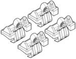 Nordrive Kit montaj bare plafon Alumia Quadra Silenzio C041 pentru Skoda Octavia (N21041)