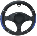Automax Husa pentru volan negru-albastru, material cauciucat, 37-39 cm (6552)