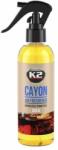 K2 Odorizant auto cu atomizor K2 Cayon Cola, 250 ml, parfum intens (K2M117CO)