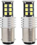 AMiO Bec LED auto BA15D P21/5W Canbus 12-24V, 15 SMD, 800 lm, set 2 buc (AM01641)