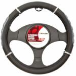 4Cars Manson volan sport universal 37-39 cm, negru/gri, aderenta sporita (4C92308)