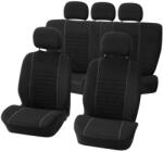 Carpoint Huse scaune auto universale Value gri-negru, 9 piese, compatibile AIRBAG (310504)