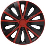 Automax Set 4 capace roti 14 inch Versaco Rapide rosu-negru din ABS rezistent (V8920)