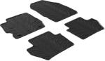 Gledring Set covorase auto din cauciuc pentru Ford Ka+ 2017- manual, Gledring, negru, 4 piese (GL0562)