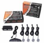 Automax Senzori de parcare Automax cu afisaj LED si semnalare acustica, 4 senzori argintii (6383)