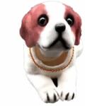 Cridem Ornament auto interior Saint Bernard cu cap mobil pentru bord (CRI56D06)