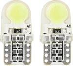 AMiO Bec LED T10 W5W 12V alb 5600K cu 2 LED COB AMIO, set 2 buc (AM01441)