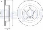 DELPHI Disc frana DELPHI BG4706C (BG4706C) - fixbox