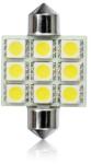 VECTA Set 2 becuri auto LED Vecta C5W 12V, 9 SMD, T11x36 mm, alb (4488)