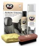 K2 Kit curatare si intretinere piele auto K2 Auron Strong, 4 piese (K2G421)