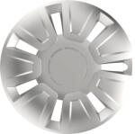 Cridem Set capace roti auto Focus 14 inch, argintii, 4 buc, ABS rezistent (VER1403)