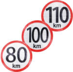 Automax Autocolant reflectorizant pentru limita de viteza 70 km, diametru 150 mm (5201-70)