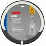 LAMPA Husa volan auto Skeentex Noble, marimea M, 37-39 cm, negru/alb (LAM32900)