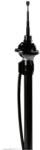 Carpoint Antena auto pentru aripa Carpoint, telescopica 80 cm, baza neagra (2010015)