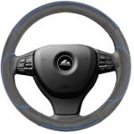 Automax Husa volan neagra cu insertii albastre, 37-39 cm, material cauciucat (9508)