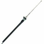 4Cars Antena telescopica auto 4Cars 74 cm cromata, pliabila, montaj pe aripa (4C93862)