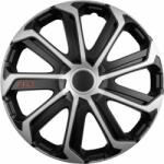 Cridem Set capace roti auto Cridem Evo, 4 bucati, 16 inch, negru cu argintiu (CRI1697BS)