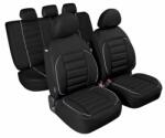 LAMPA Huse scaun auto Sport Edition jacquard negre, 9 piese, compatibile airbag (LAM54801)