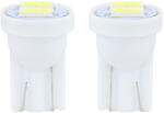 AMiO Bec LED T10 W5W 12V alb, 2x SMD 5730, AMIO, set 2 buc (AM01295)