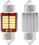 AMiO Set 2 becuri auto LED C5W 31mm Canbus 12-24V, lumina alba 5600K (AM01288)
