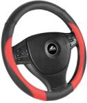 Automax Husa volan Automax negru cu rosu, 37-39 cm, material cauciucat (9331)