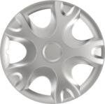Cridem Capace roti auto 14 inch Real, set 4 bucati, argintiu, ABS rezistent (VER1411)