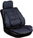 Carpoint Husa scaun auto Carpoint pentru fata, cu suport lombar, neagra (323273)