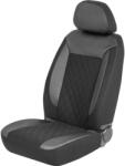 Carpoint Set huse scaune auto fata Carpoint Milan, 4 piese, negru-gri (310361)