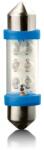 VECTA Set 2 becuri LED auto sofit Vecta 12V, 39 mm, SV8.5, albastre (5867)