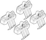 Nordrive Kit montaj bare plafon Volkswagen Golf VII/VIII pentru Alumia Quadra Silenzio C129 (N21129)