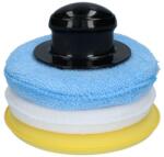 Carpoint Set bureti polish auto Carpoint cu maner, 3 piese pentru aplicare si luciu (1750302)