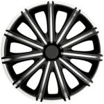 Automax Set 4 capace roti 14 inch Argo Nero argintiu-negru din ABS (44855)