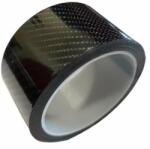 Cridem Banda ornament auto carbon adeziva din PVC, negru, 500 x 5 cm (S10740)