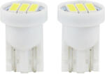 AMiO Bec LED T10 W5W 12V alb 3 SMD 7020 AMIO, set 2 buc (AM01096)