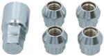 Carpoint Set piulite antifurt Carpoint M12x1, 25 conic pentru Daewoo, Nissan, Opel, Subaru, Suzuki (520505)