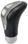 Automax Ornament schimbator viteze universal negru Speed Metal, piele si crom (7207)