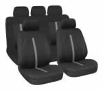 LAMPA Huse scaun auto Stinger 9 piese, universale, negru/gri, compatibile airbag (LAM54689)